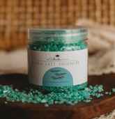 Saltwater //  Sea Salt Shimmers  Tranquil Waters (200g)